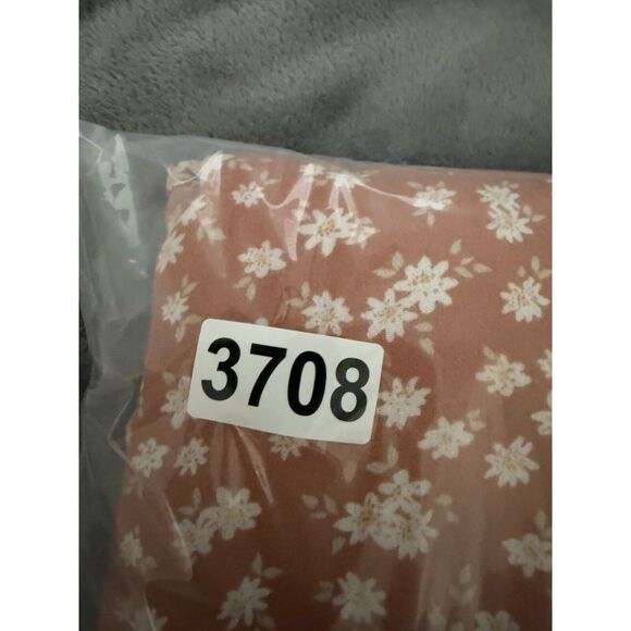 Abercrombie & Fitch Dress Womens Large Orange Floral Garden Party Midi Buttons - Picture 11 of 11